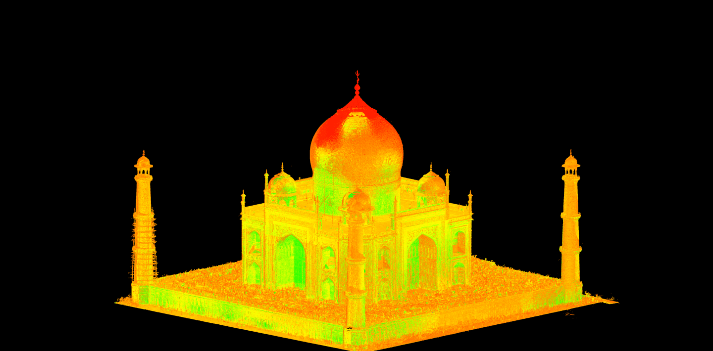 Taj Mahal point cloud